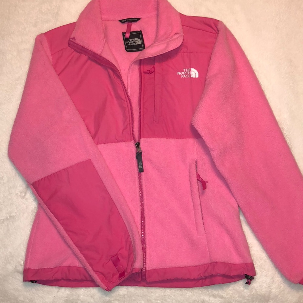 Pink North Face jacket